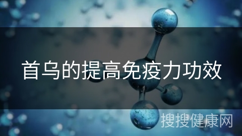 首乌的提高免疫力功效