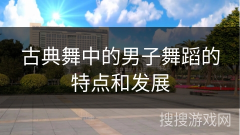古典舞中的男子舞蹈的特点和发展