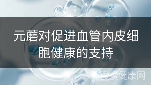 元蘑对促进血管内皮细胞健康的支持