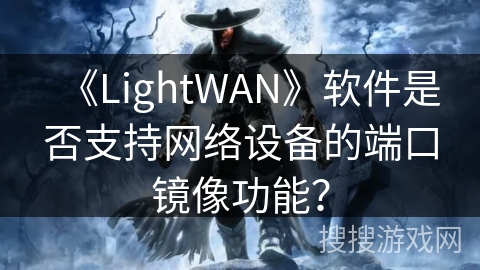 《LightWAN》软件是否支持网络设备的端口镜像功能? 《LightWAN》软件是否支持网络设备的端口镜像功能?