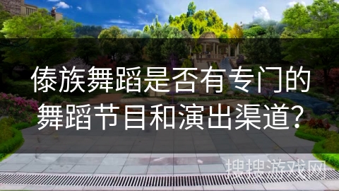 傣族舞蹈是否有专门的舞蹈节目和演出渠道？