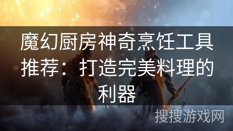 魔幻厨房神奇烹饪工具推荐：打造完美料理的利器