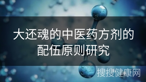 大还魂的中医药方剂的配伍原则研究