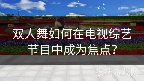 双人舞如何在电视综艺节目中成为焦点？