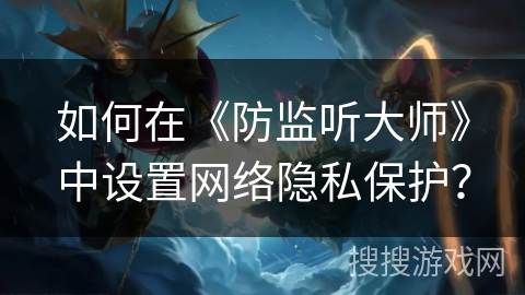 如何在《防监听大师》中设置网络隐私保护？
