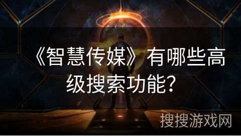 《智慧传媒》有哪些高级搜索功能？