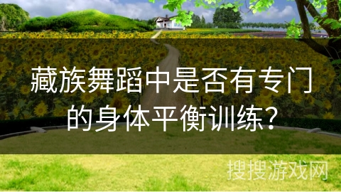 藏族舞蹈中是否有专门的身体平衡训练？