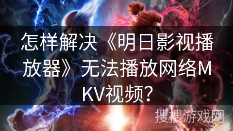 怎样解决《明日影视播放器》无法播放网络MKV视频？