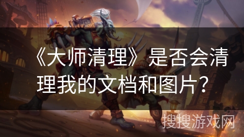 《大师清理》是否会清理我的文档和图片？