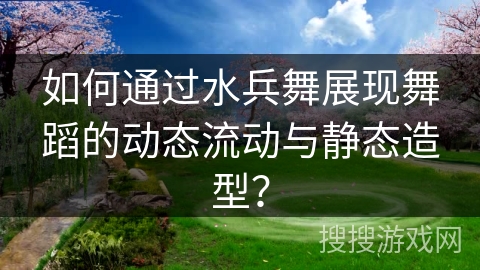如何通过水兵舞展现舞蹈的动态流动与静态造型？