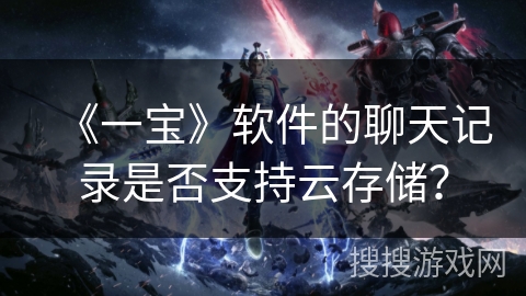 《一宝》软件的聊天记录是否支持云存储？