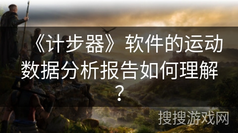 《计步器》软件的运动数据分析报告如何理解？