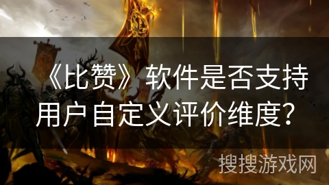 《比赞》软件是否支持用户自定义评价维度？