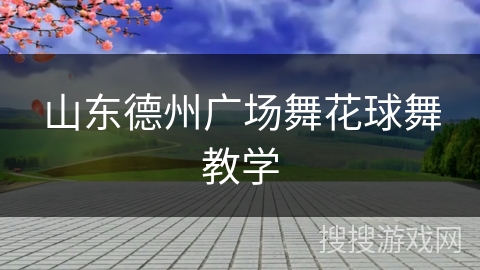 山东德州广场舞花球舞教学