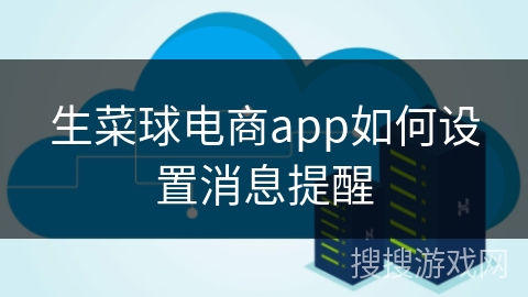 生菜球电商app如何设置消息提醒