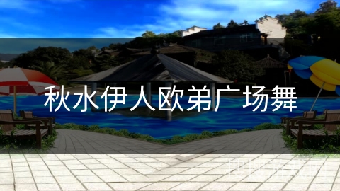 秋水伊人欧弟广场舞