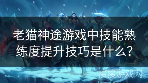 老猫神途游戏中技能熟练度提升技巧是什么？