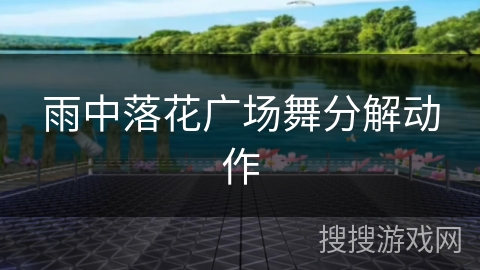 雨中落花广场舞分解动作