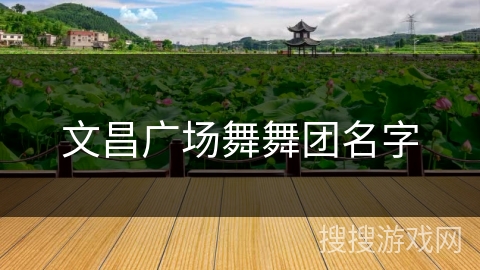 文昌广场舞舞团名字