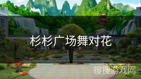 杉杉广场舞对花