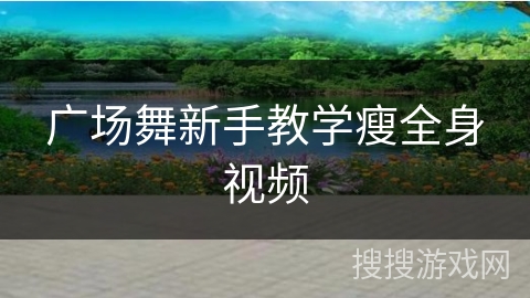 广场舞新手教学瘦全身视频 广场舞新手教学瘦全身视频