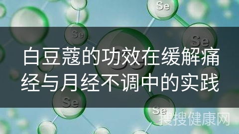 白豆蔻的功效在缓解痛经与月经不调中的实践