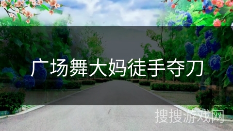 广场舞大妈徒手夺刀