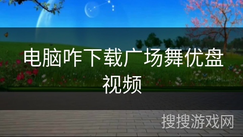 电脑咋下载广场舞优盘视频