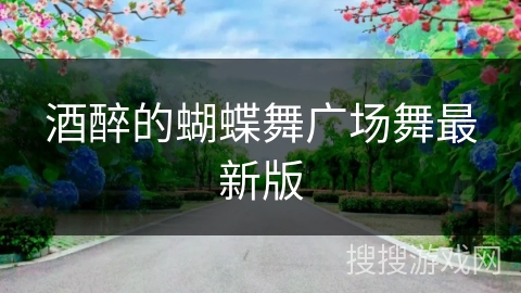 酒醉的蝴蝶舞广场舞最新版