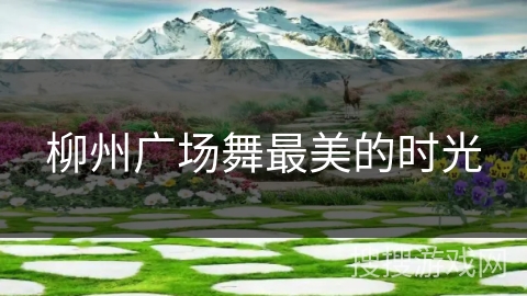 柳州广场舞最美的时光