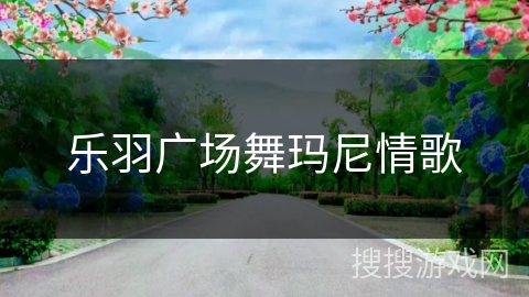 乐羽广场舞玛尼情歌