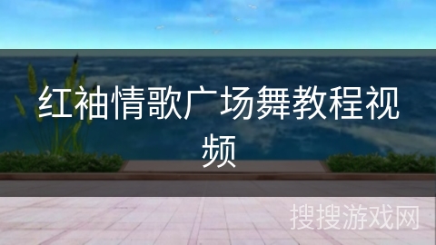 红袖情歌广场舞教程视频