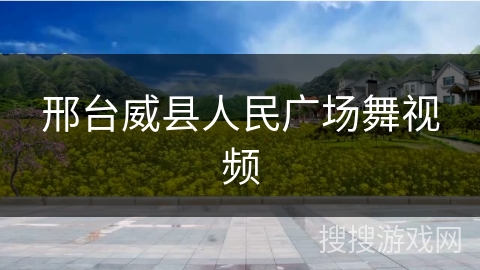 邢台威县人民广场舞视频