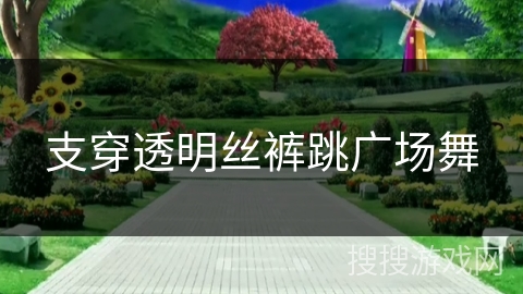 支穿透明丝裤跳广场舞