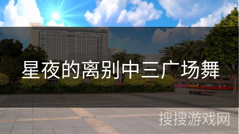 星夜的离别中三广场舞