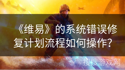 《维易》的系统错误修复计划流程如何操作? 《维易》的系统错误修复计划流程如何操作?