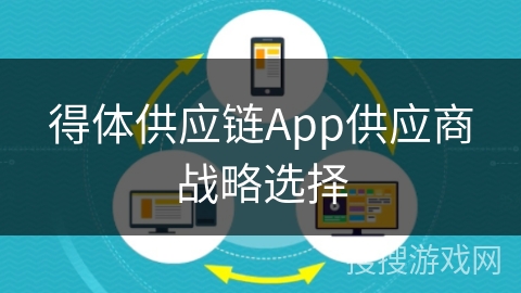 得体供应链App供应商战略选择