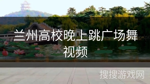 兰州高校晚上跳广场舞视频