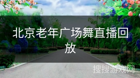 北京老年广场舞直播回放