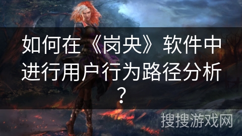 如何在《岗央》软件中进行用户行为路径分析？