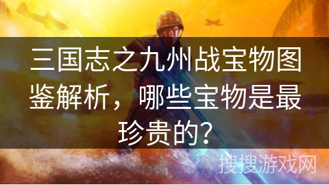 三国志之九州战宝物图鉴解析，哪些宝物是最珍贵的？