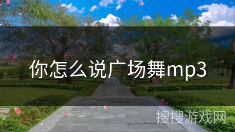 你怎么说广场舞mp3 你怎么说广场舞mp3