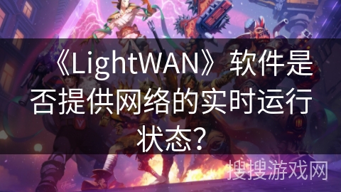 《LightWAN》软件是否提供网络的实时运行状态？