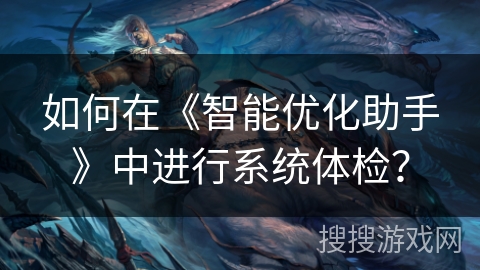 如何在《智能优化助手》中进行系统体检？