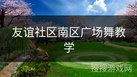 友谊社区南区广场舞教学