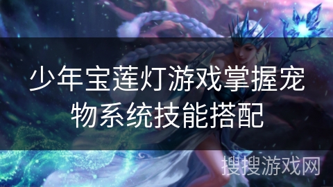 少年宝莲灯游戏掌握宠物系统技能搭配