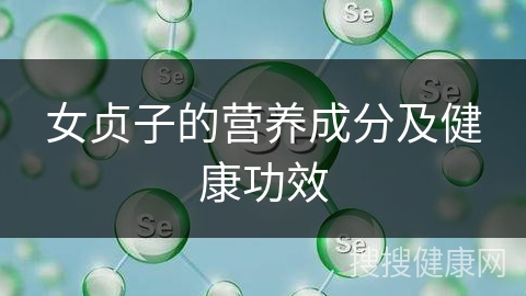 女贞子的营养成分及健康功效