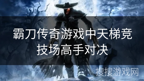 霸刀传奇游戏中天梯竞技场高手对决