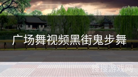 广场舞视频黑街鬼步舞