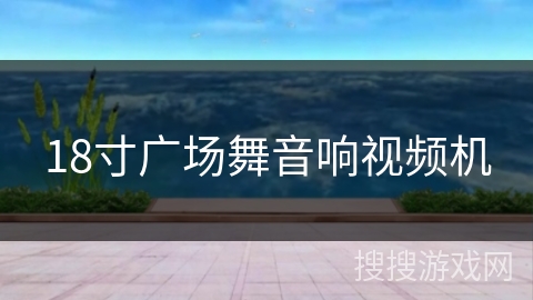 18寸广场舞音响视频机